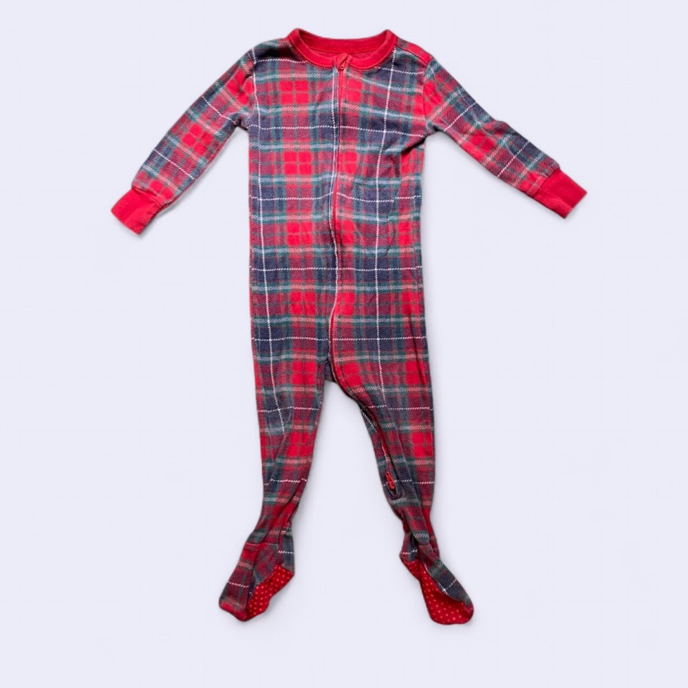 7/$20 Plaid Pajama Footies